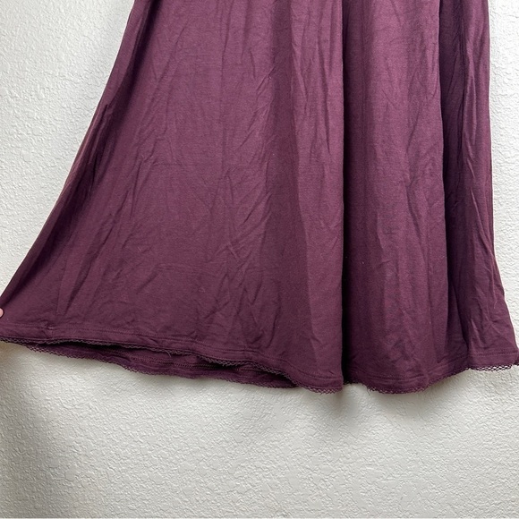 American Eagle Outfitters Maroon Lace Sleeveless Pullover Dress Size X-Small - Picture 5 of 12